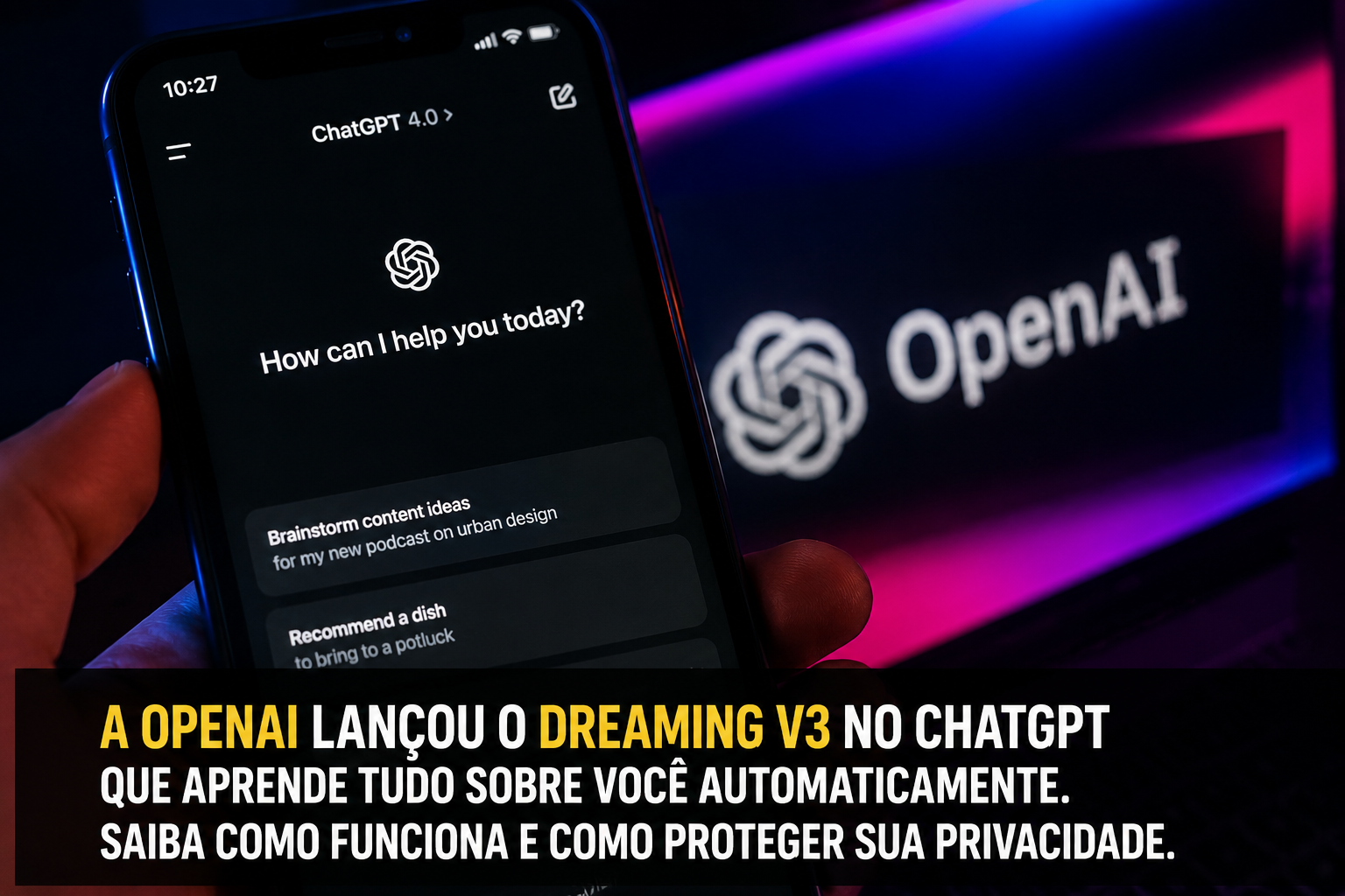 A OpenAI Atualizou o ChatGPT Enquanto Você Dormia — e Agora Ele Sabe Tudo Sobre Você